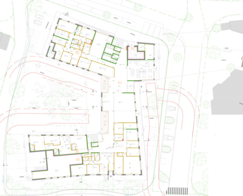 Grundriss Erdgeschoss, Haus im Leben Innsbruck - Höttinger Au, Architektur: Gsottbauer architektur.werkstatt